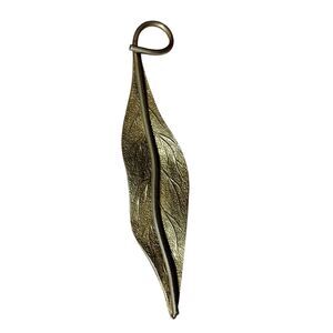 Vintage Gold-Toned Leaf Brooch